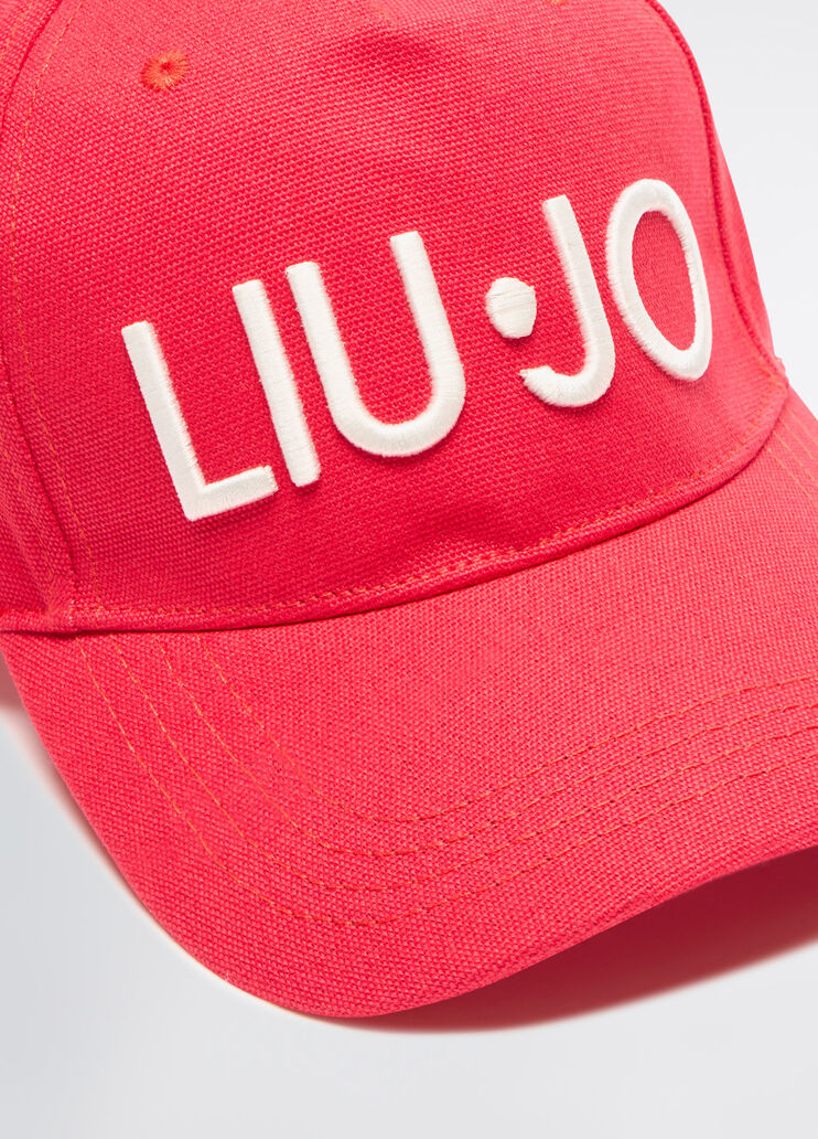 Cotton baseball cap with logo red Liu Jo - medium Cotton baseball cap with logo red Liu Jo - medium