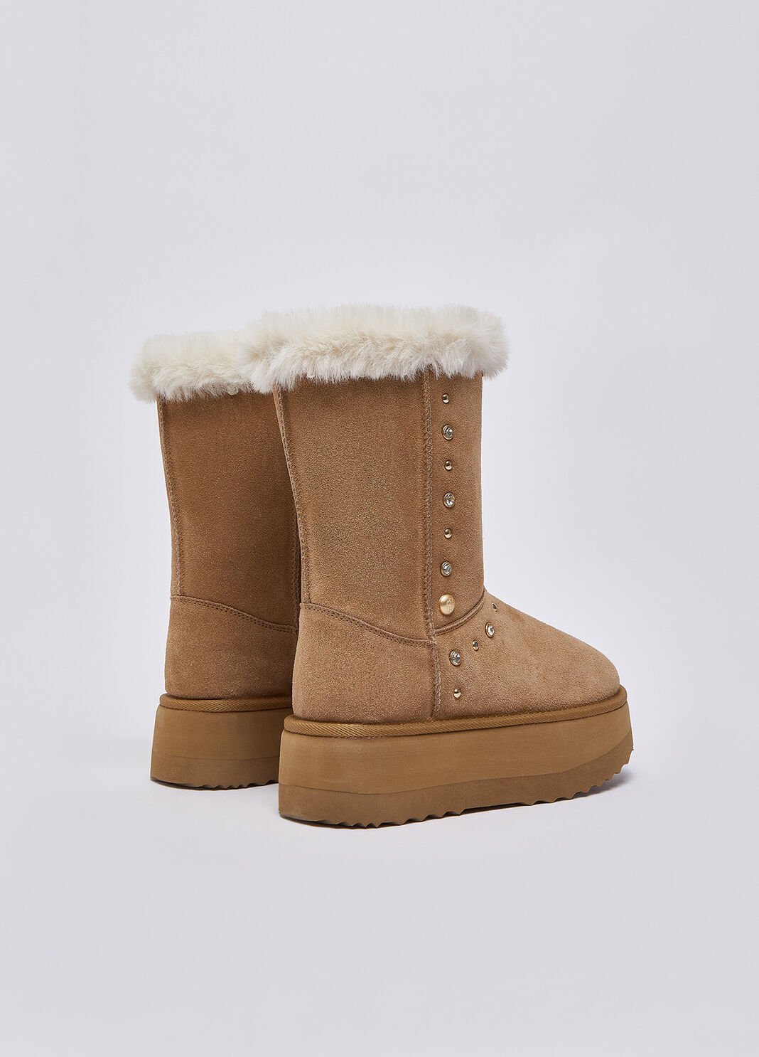 Stiefel warm mit Schmucksteinen Cognac Liu Jo - large image number 2