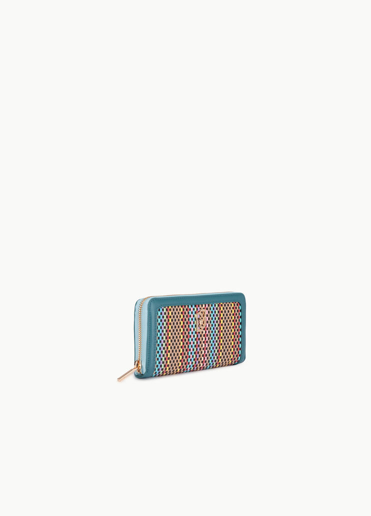 Wallet with multi-coloured weaves Multicolour Liu Jo - large image number 1