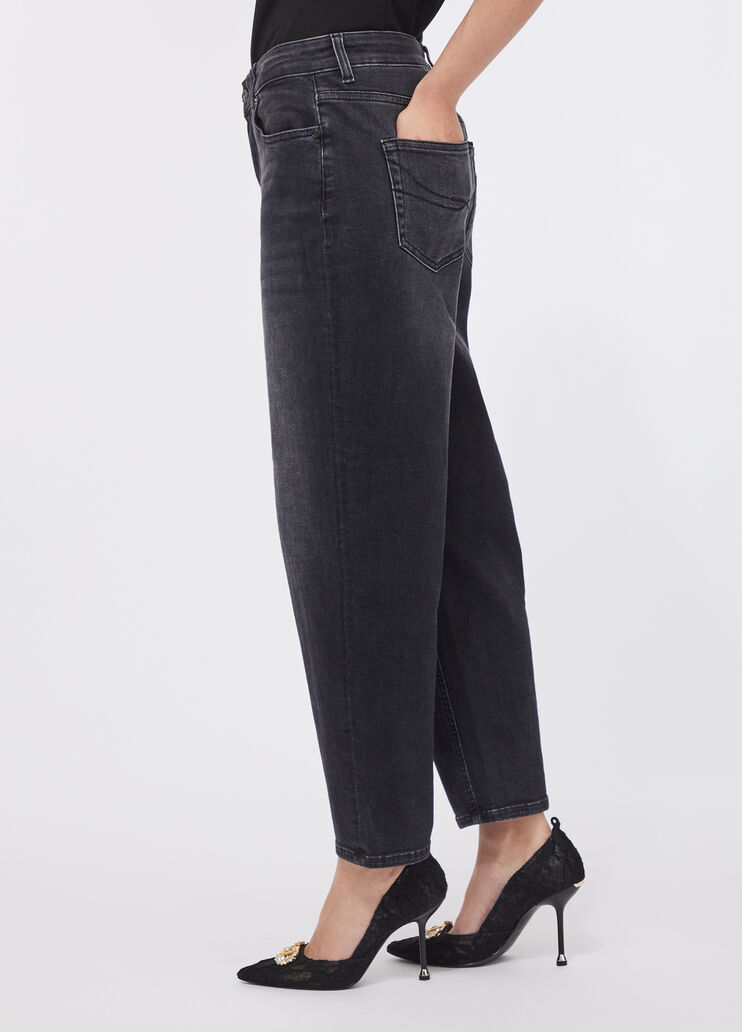 Karottenjeans Denim-Schwarz Liu Jo - large image number 3