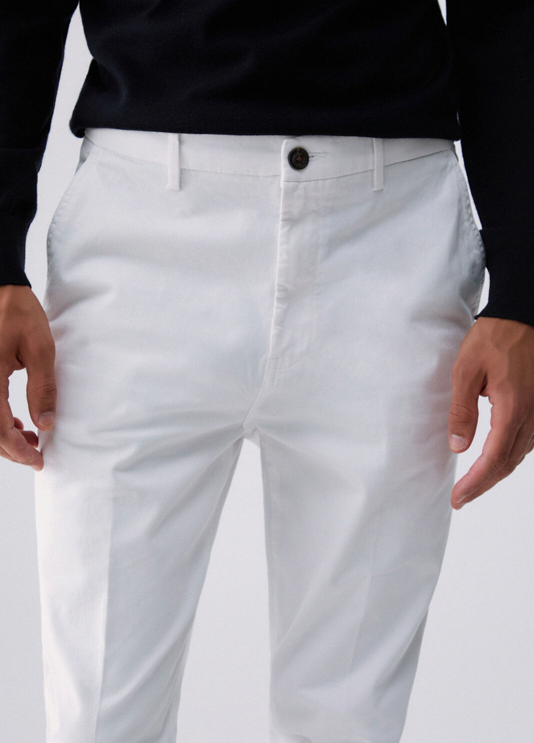 Straight Chino Pants white Liu Jo - large image number 4