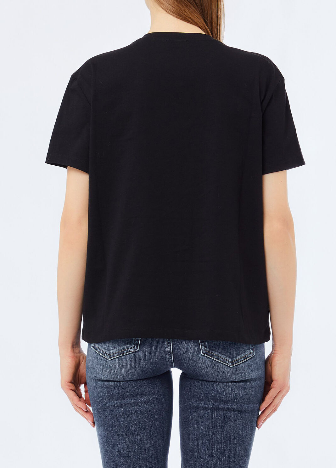 T-Shirt mit Strass Schwarz Liu Jo - large image number 1