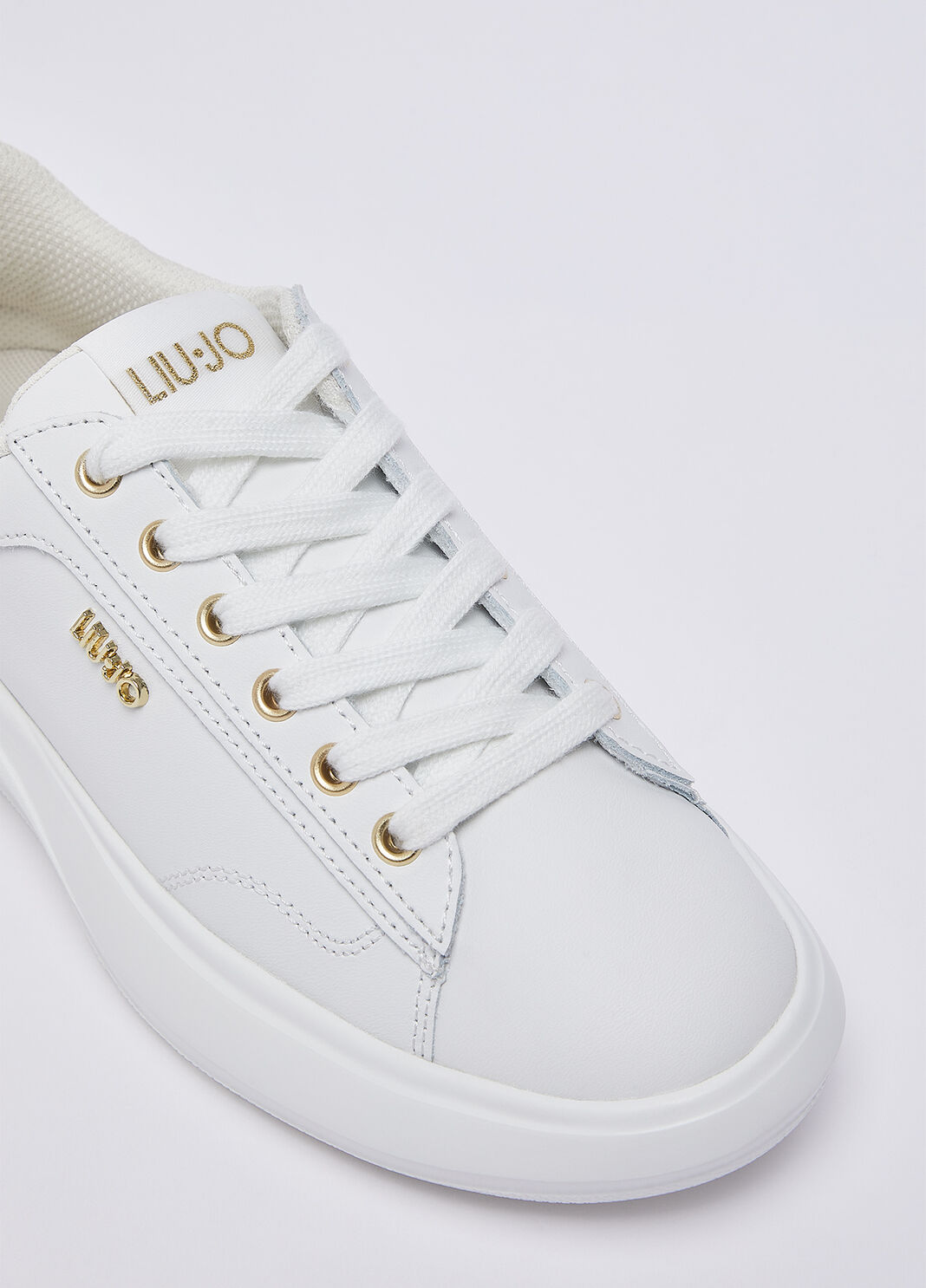 Sneakers en cuir blanc Liu Jo - large image number 4