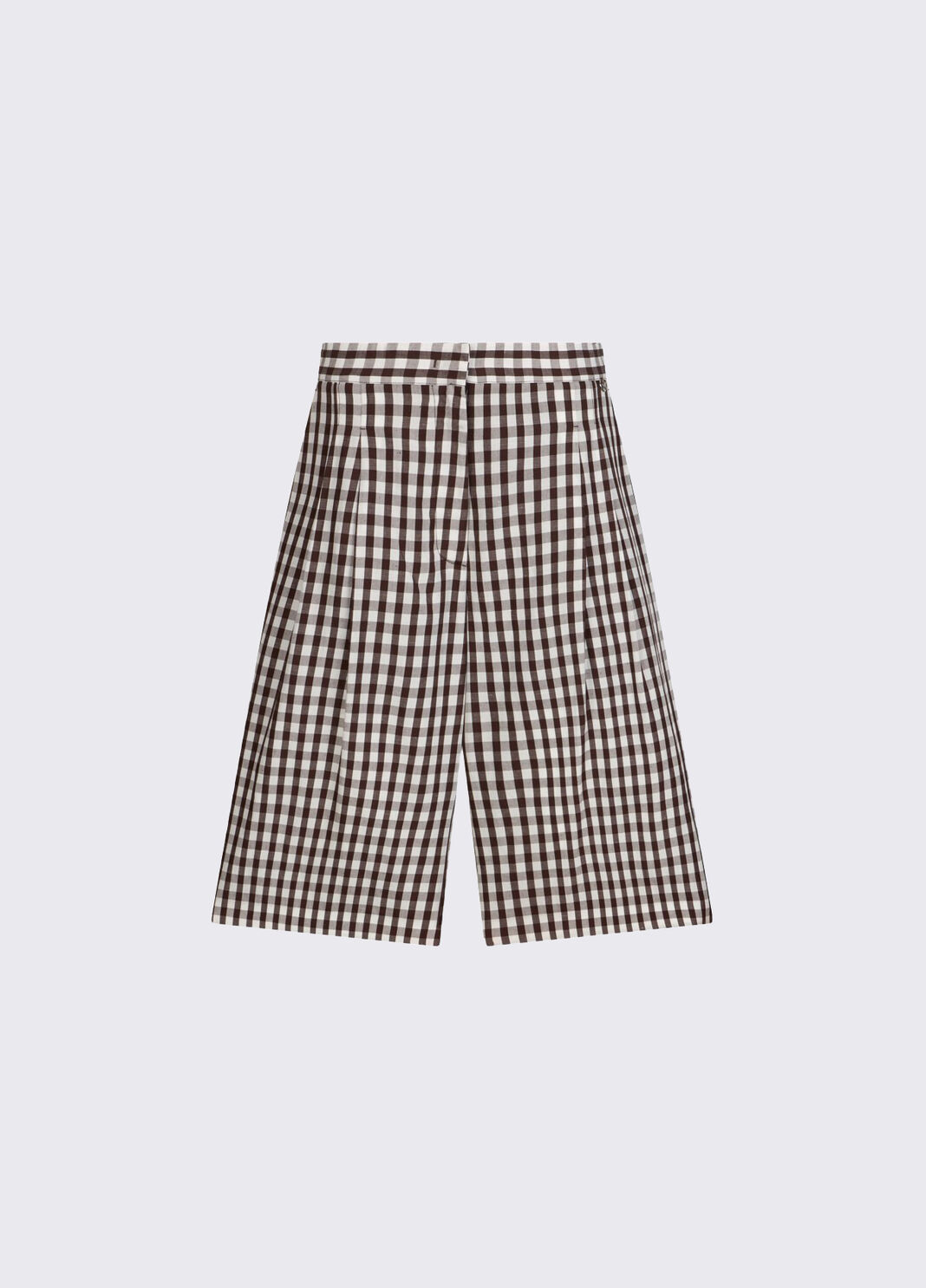 Bermudashorts aus Leinengemisch braunes Vichy-Muster Liu Jo - large image number 6