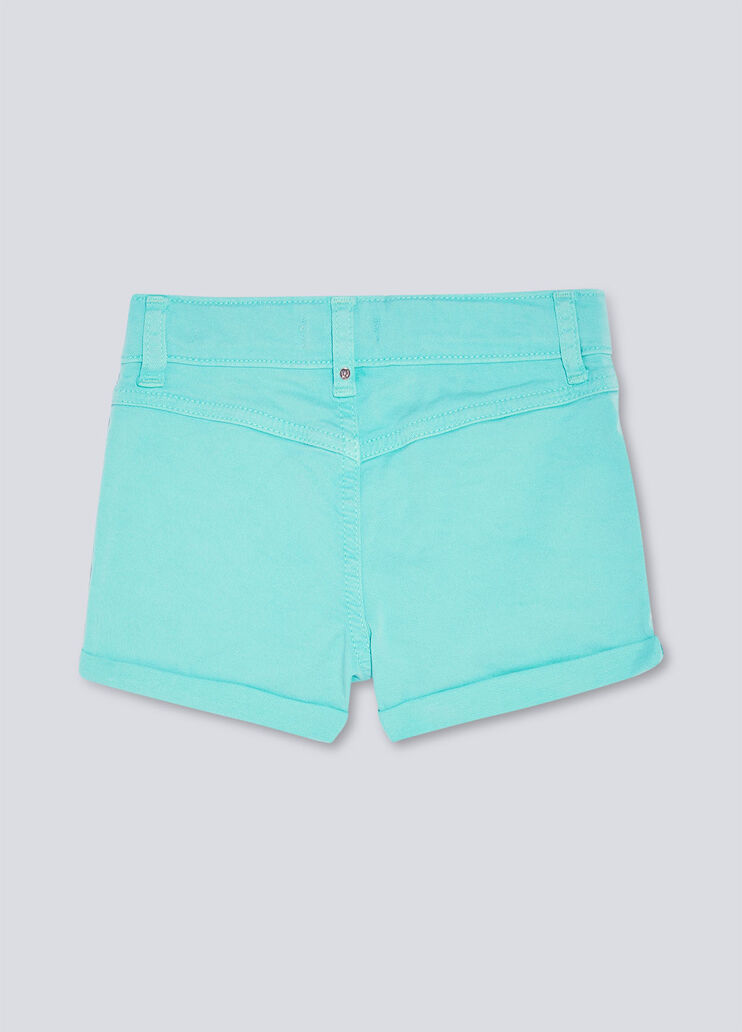 Gabardine shorts mint Liu Jo - large image number 1 Gabardine shorts mint Liu Jo - large image number 1