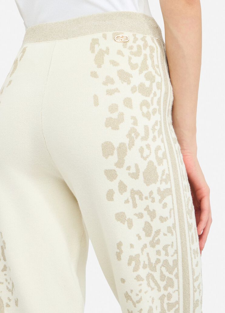 Animal-print trousers white Liu Jo - large image number 2