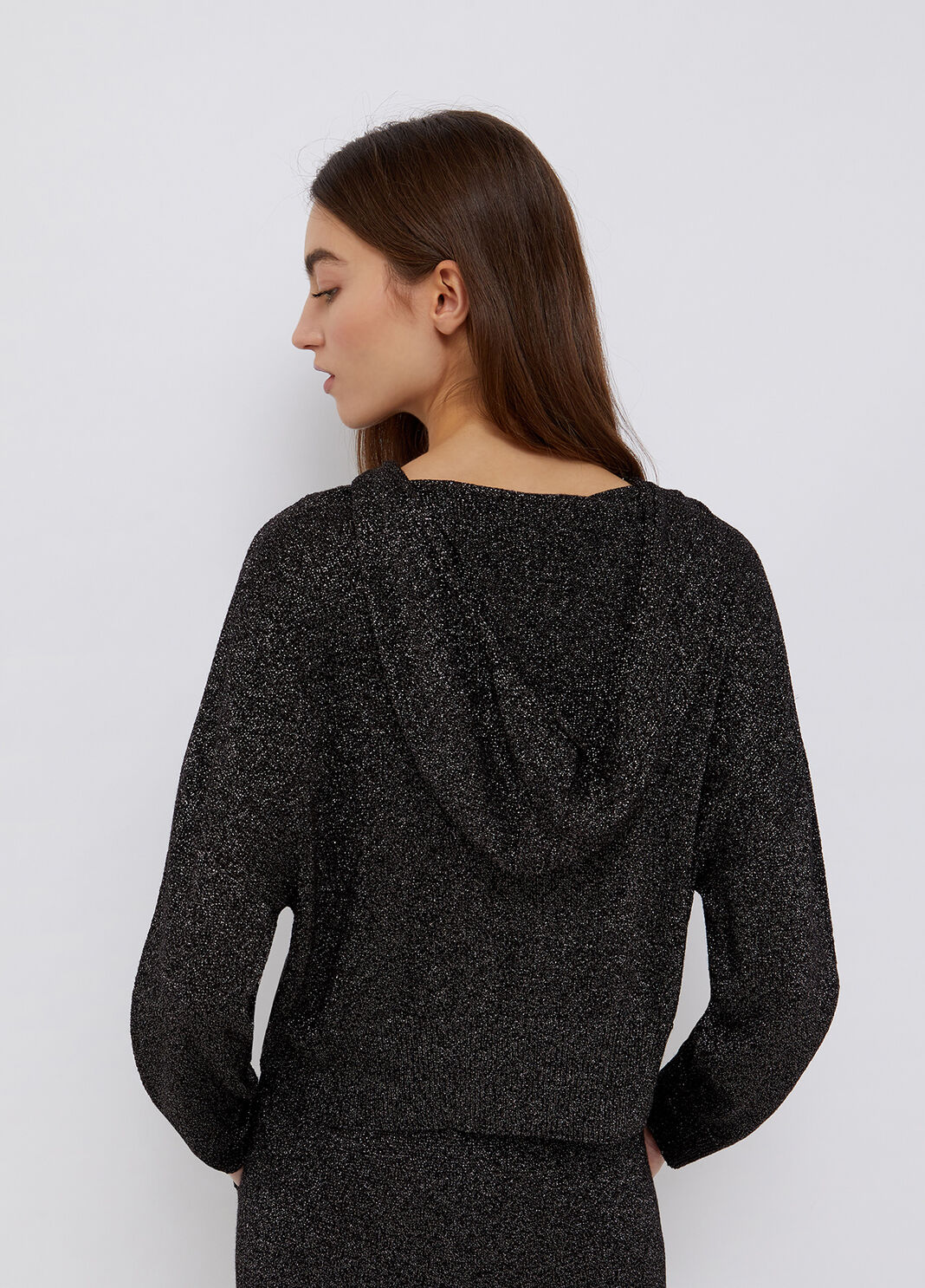 Kapuzenpullover schwarzes Metall Liu Jo - large image number 1