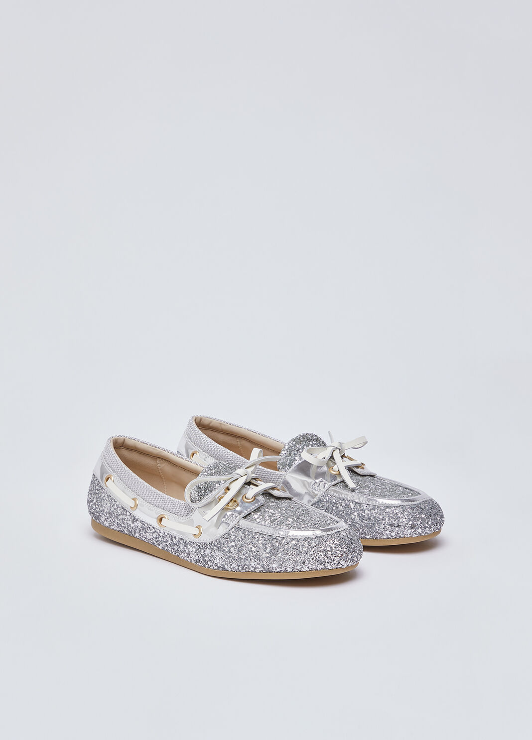 Mokassins mit Allover-Glitter silber Liu Jo - large image number 2