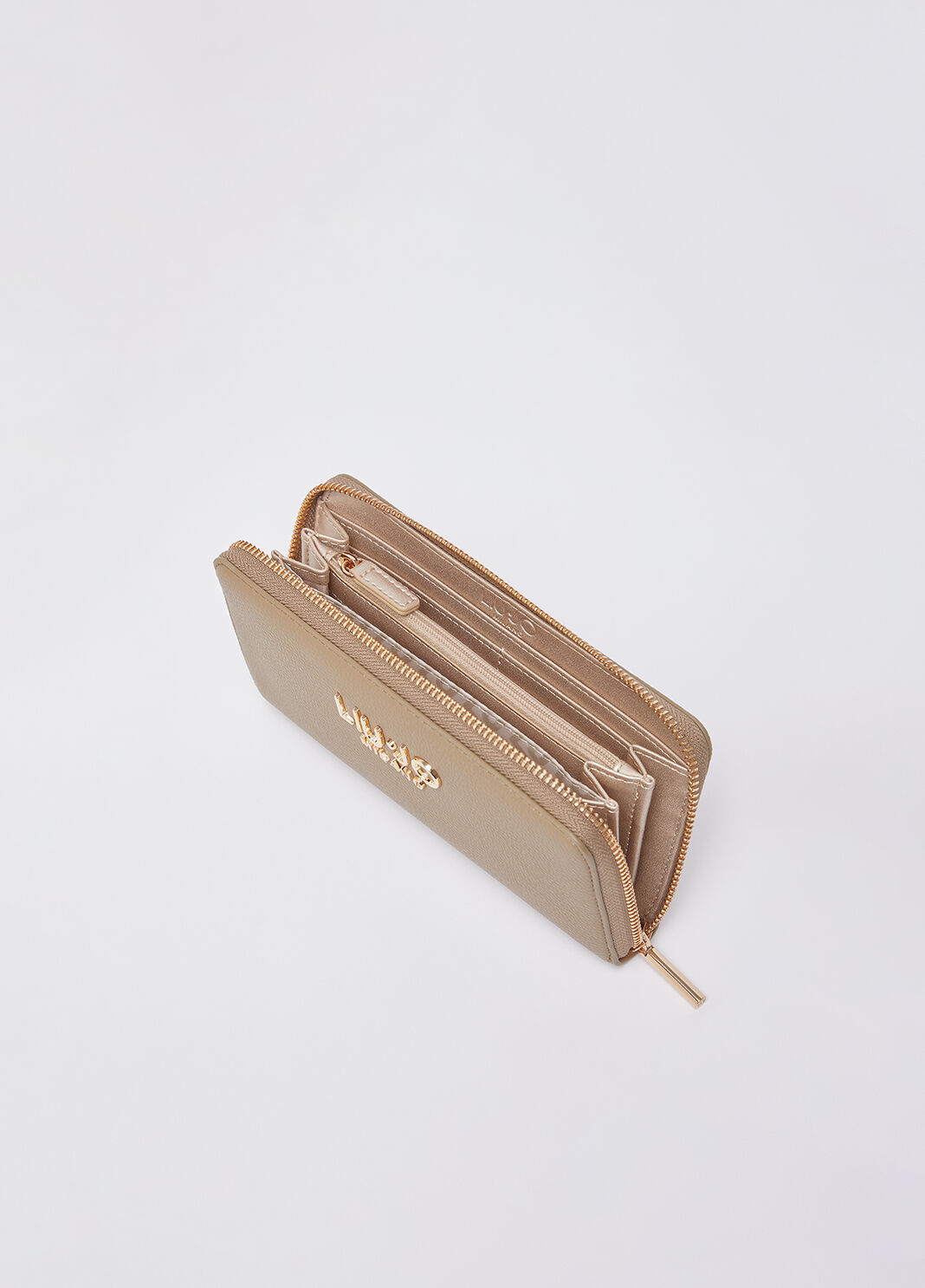 Portafoglio grande con zip fango Liu Jo - large image number 3