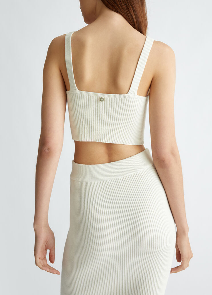 Knit bralette white Liu Jo - medium Knit bralette white Liu Jo - medium