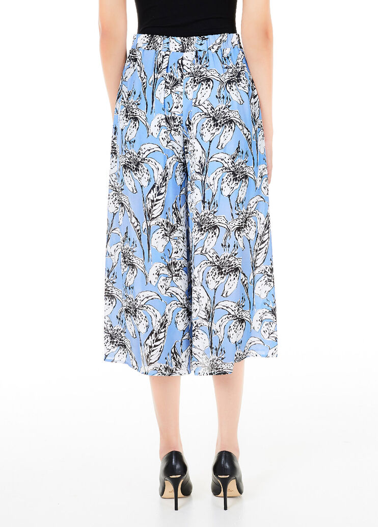 Cropped-Hose  Kleine blaue Blumen Liu Jo - large image number 1 Cropped-Hose  Kleine blaue Blumen Liu Jo - large image number 1