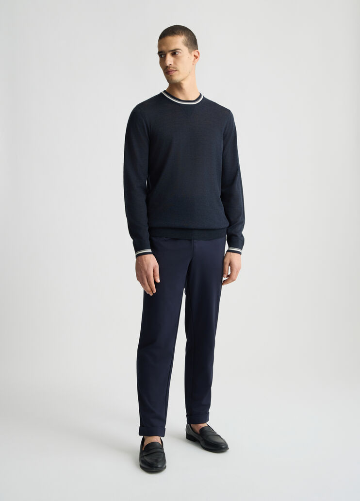 Blue wool-blend pullover dark blue Liu Jo - medium Blue wool-blend pullover dark blue Liu Jo - medium