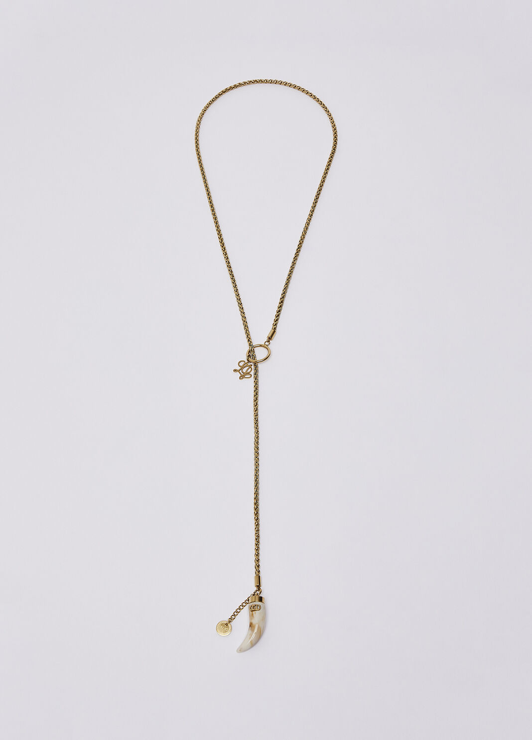 Collier long avec charms corne blanc Liu Jo - large image number 1
