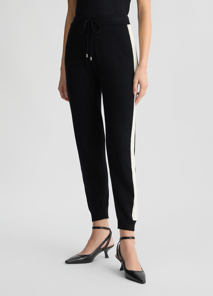 Knit jogging pants black Liu Jo - large image number 0 Knit jogging pants black Liu Jo - large image number 0