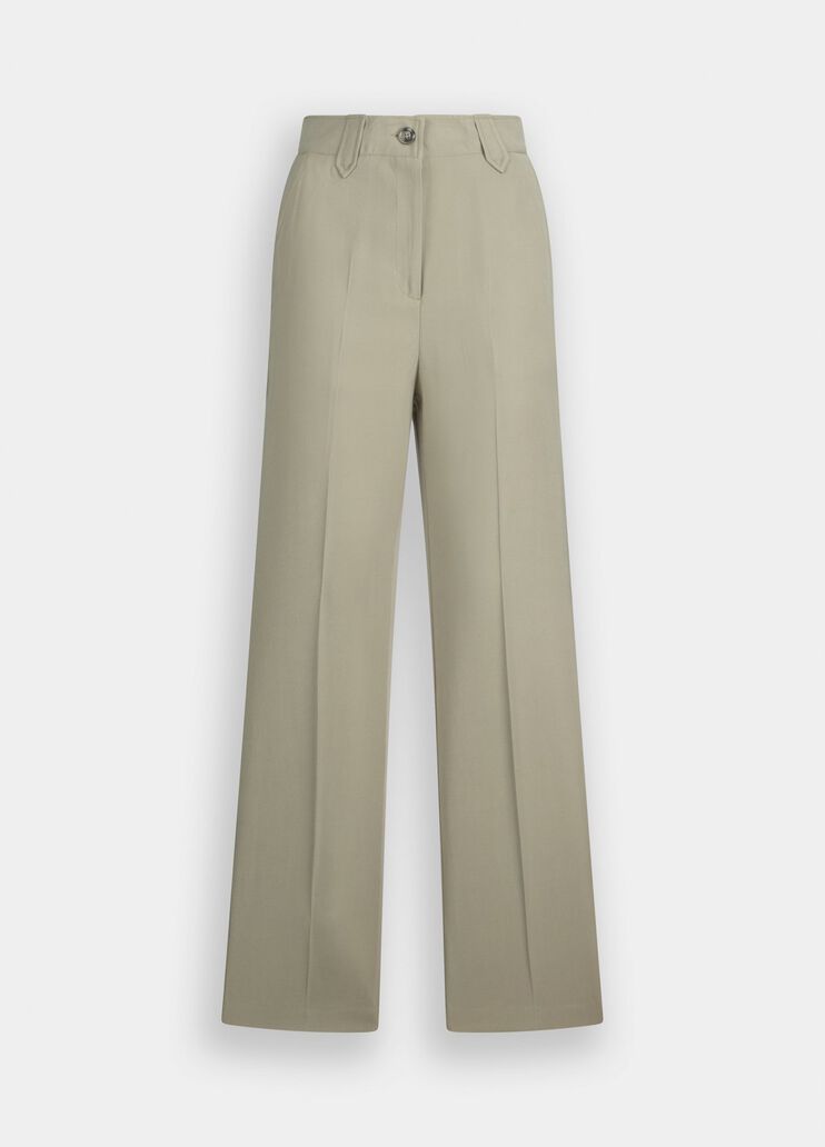 Straight gabardine trousers asparagus Liu Jo - medium Straight gabardine trousers asparagus Liu Jo - medium