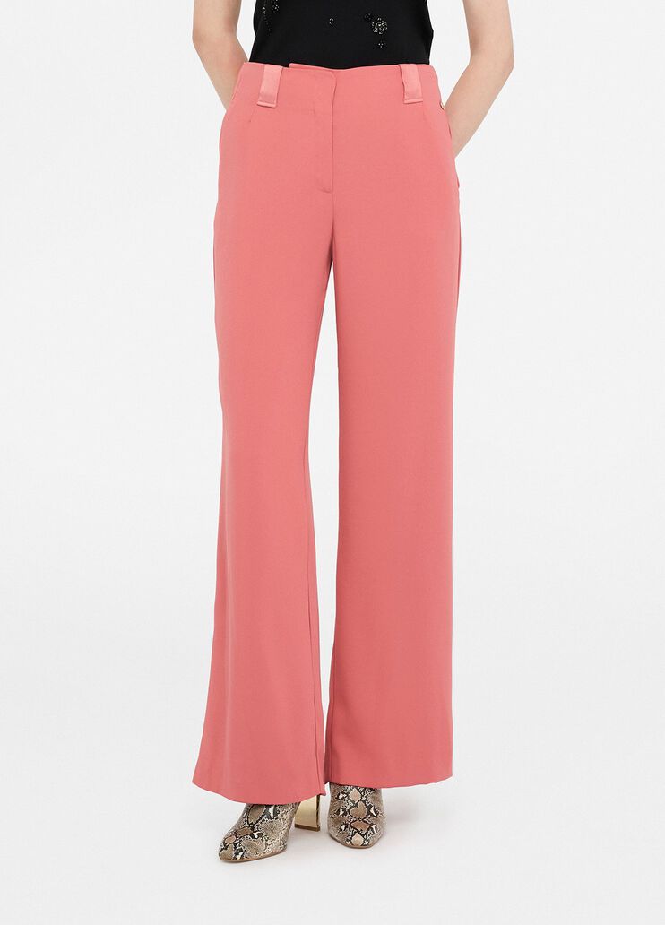 Elegant straight-leg trousers pink Liu Jo - medium