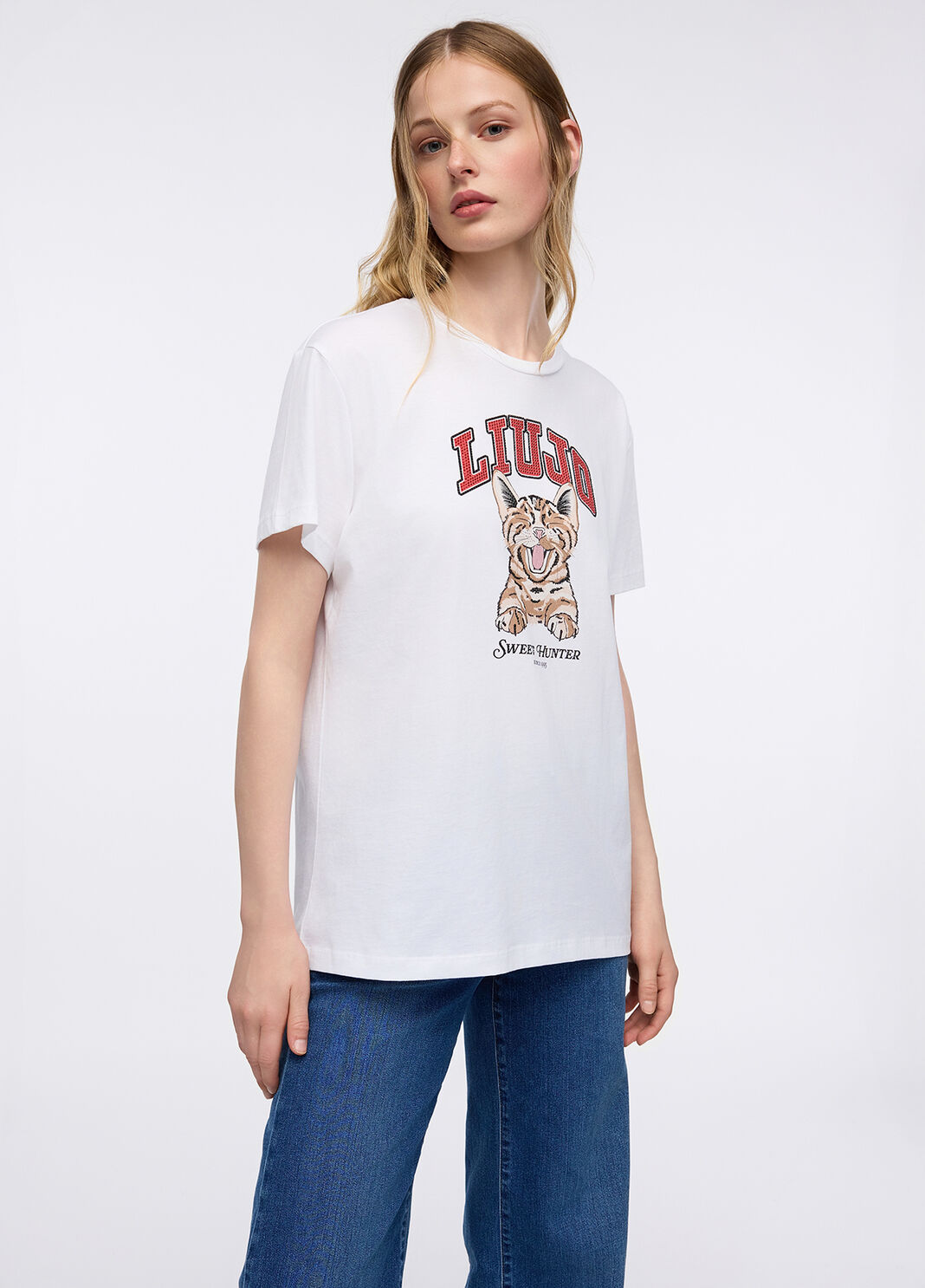 T-shirt with print white/Liu Jo Liu Jo - large image number 0