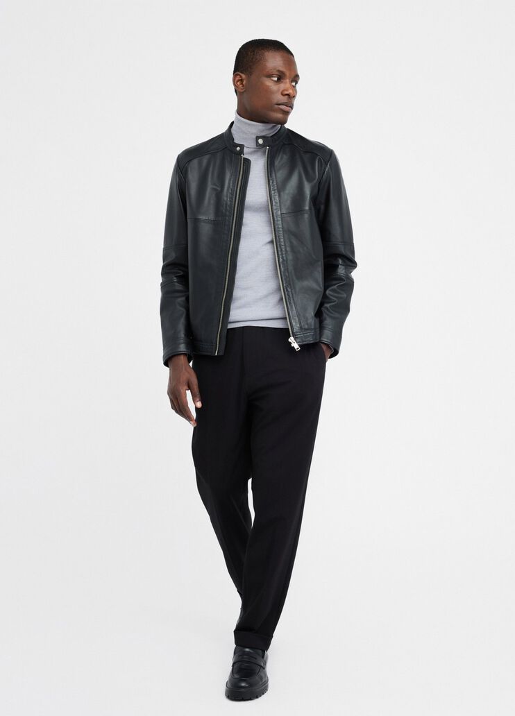 Veste motarde en cuir noir Liu Jo - medium