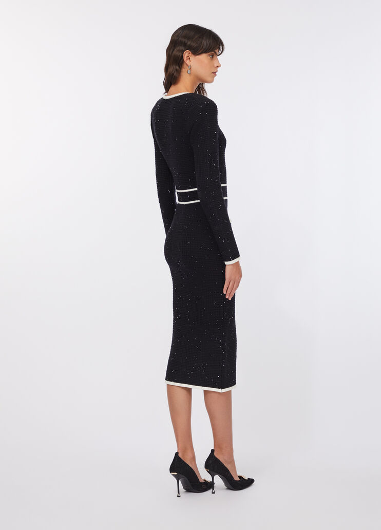 Lurex® dress black Liu Jo - large image number 1