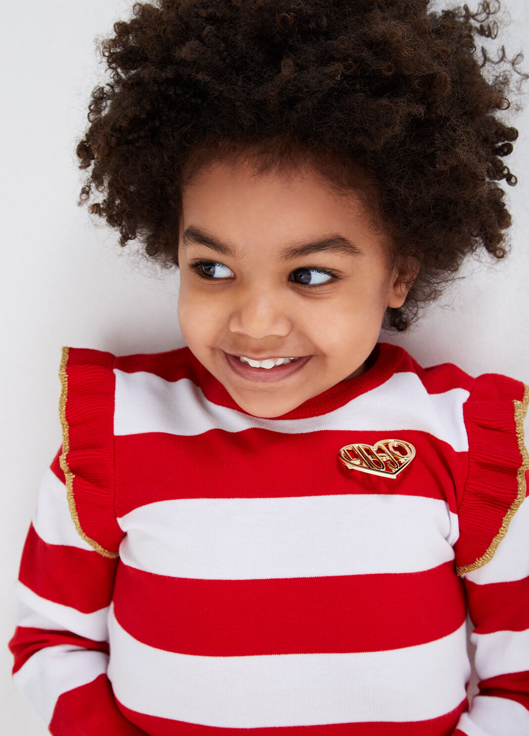 Maglia a righe Liu Jo Better rosso/bianco/oro Liu Jo - large image number 2