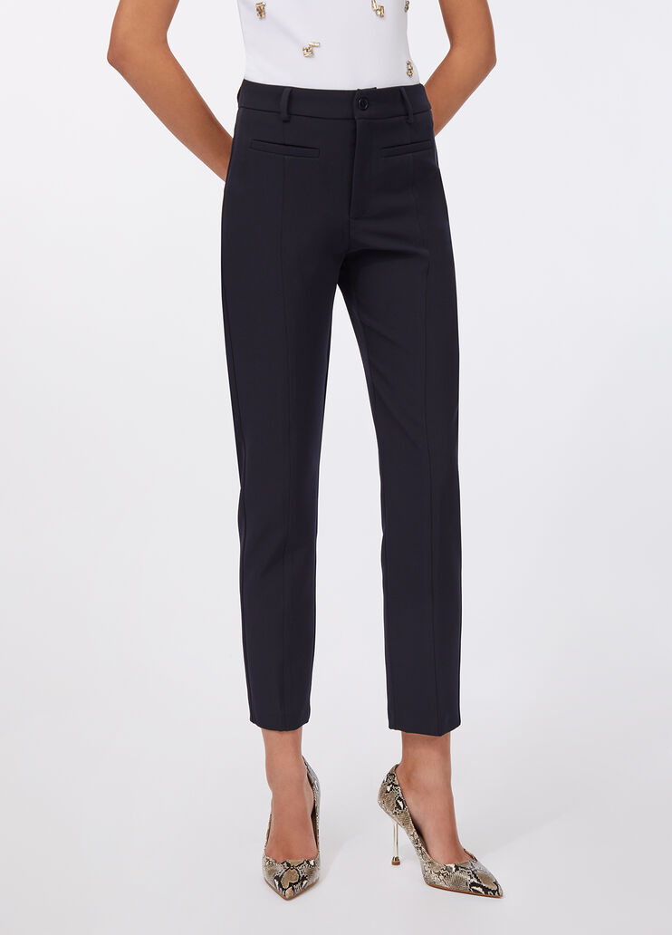 Smart skinny trousers navy blue Liu Jo - large image number 0