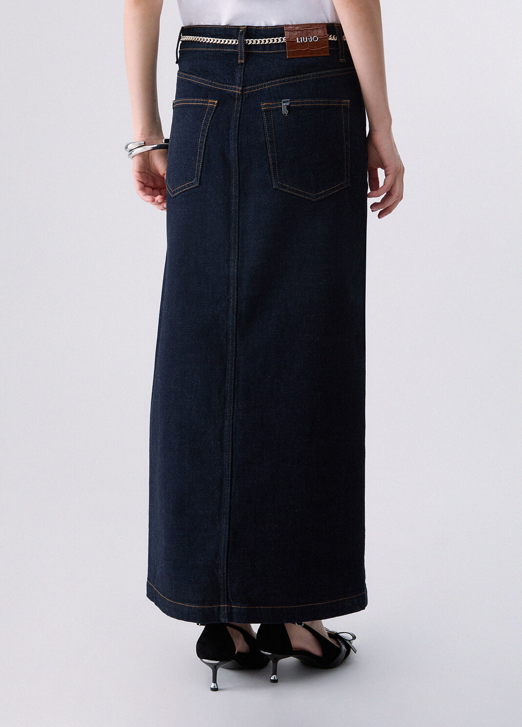 Long Denim Skirt Normal wash Liu Jo - large image number 1