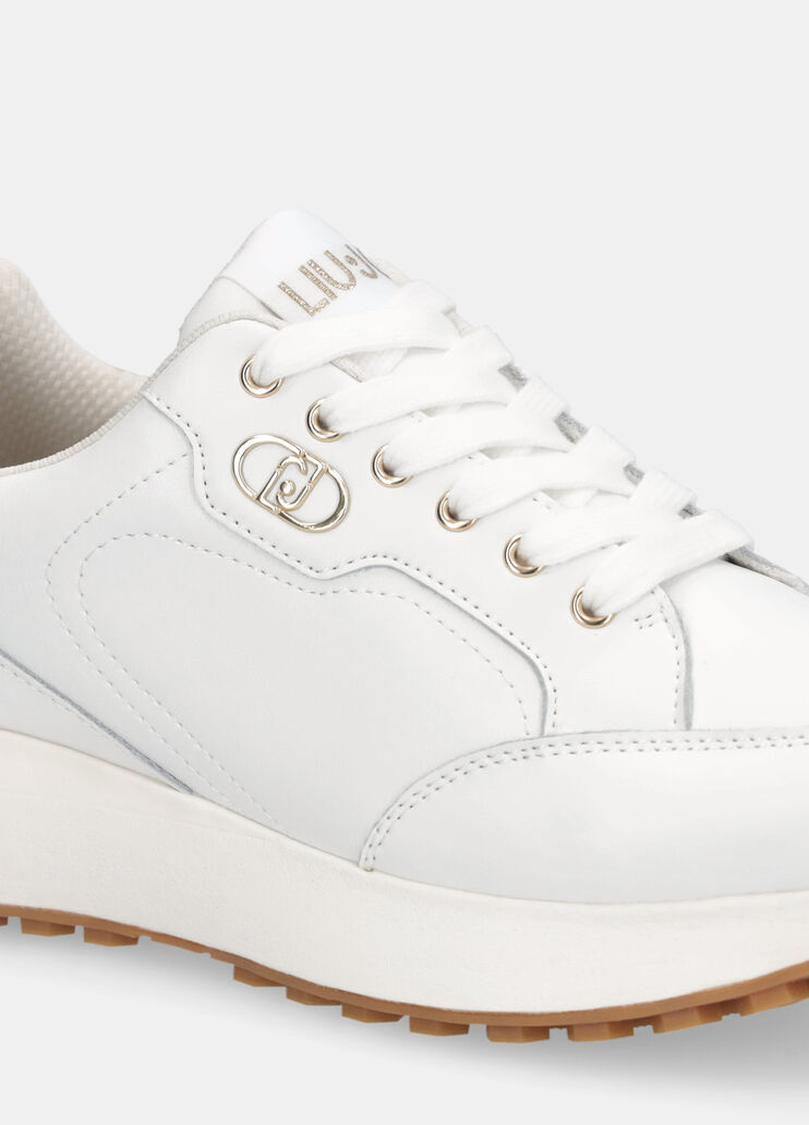 Leather sneakers white Liu Jo - large image number 5