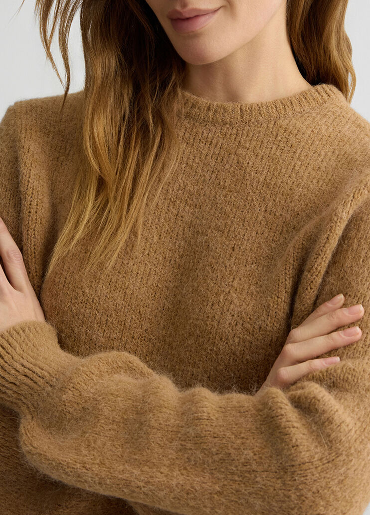 Alpaca-blend pullover beige Liu Jo - large image number 2