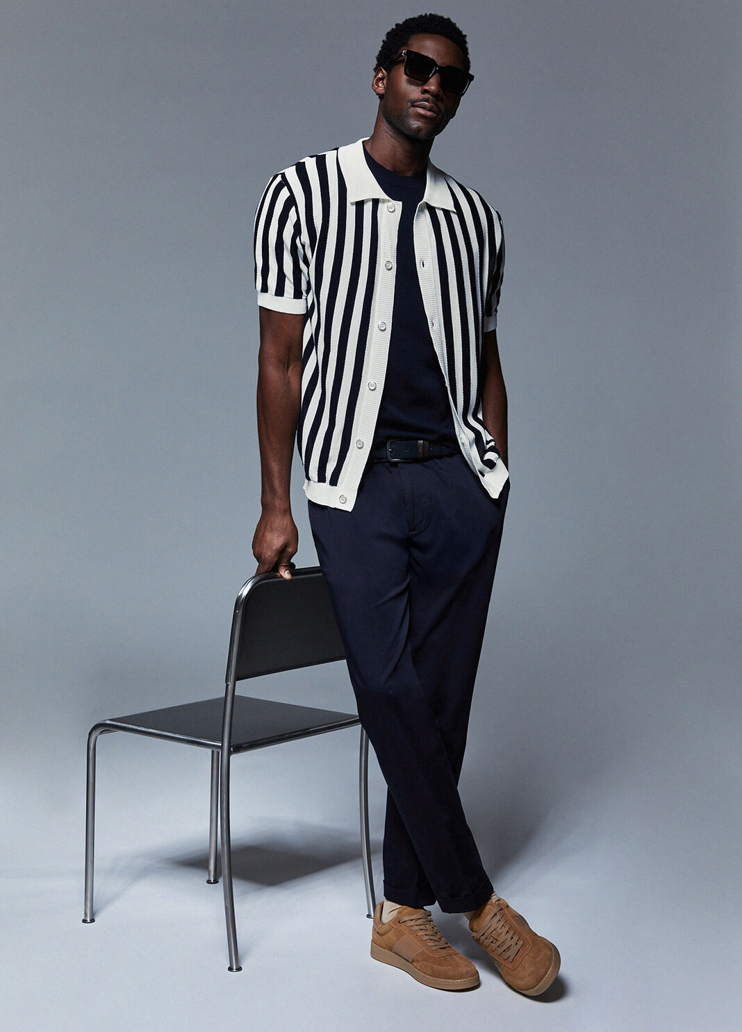 Slim-fit chinos dark blue Liu Jo - large image number 2