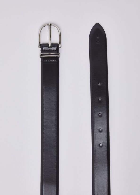 Cintura Uomo Alta Qualità Pelle PU Nera Con Fibbia Automatica - Elegante E Casual - Foto 2