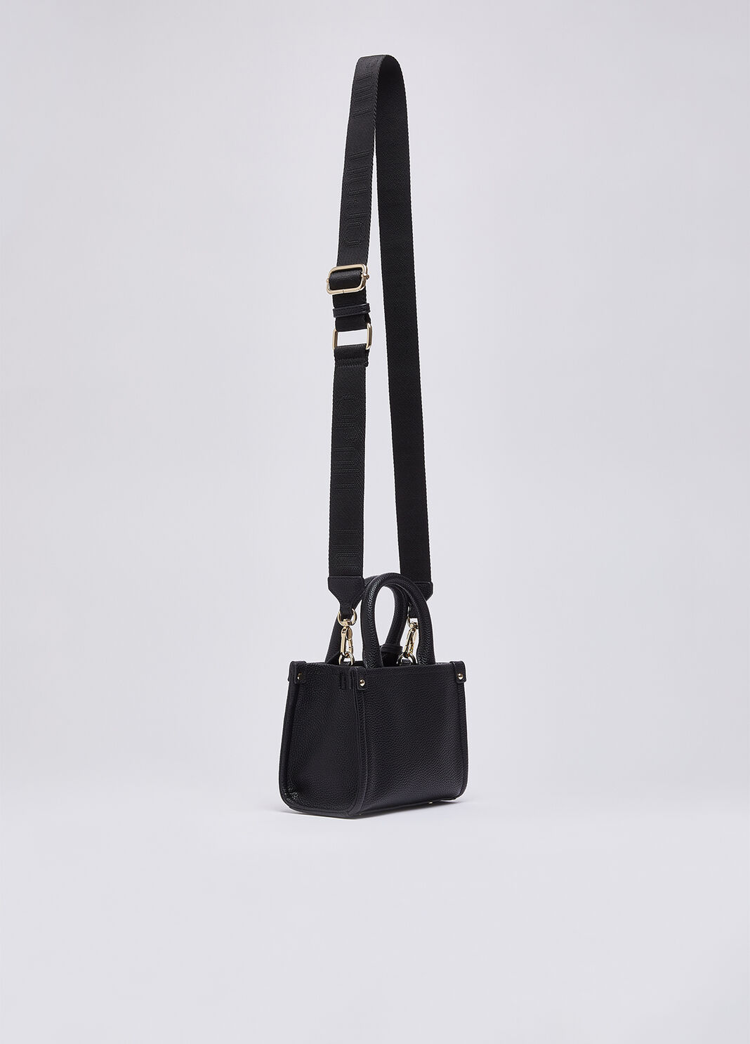 Mini bag with jacquard shoulder strap black Liu Jo - large image number 3
