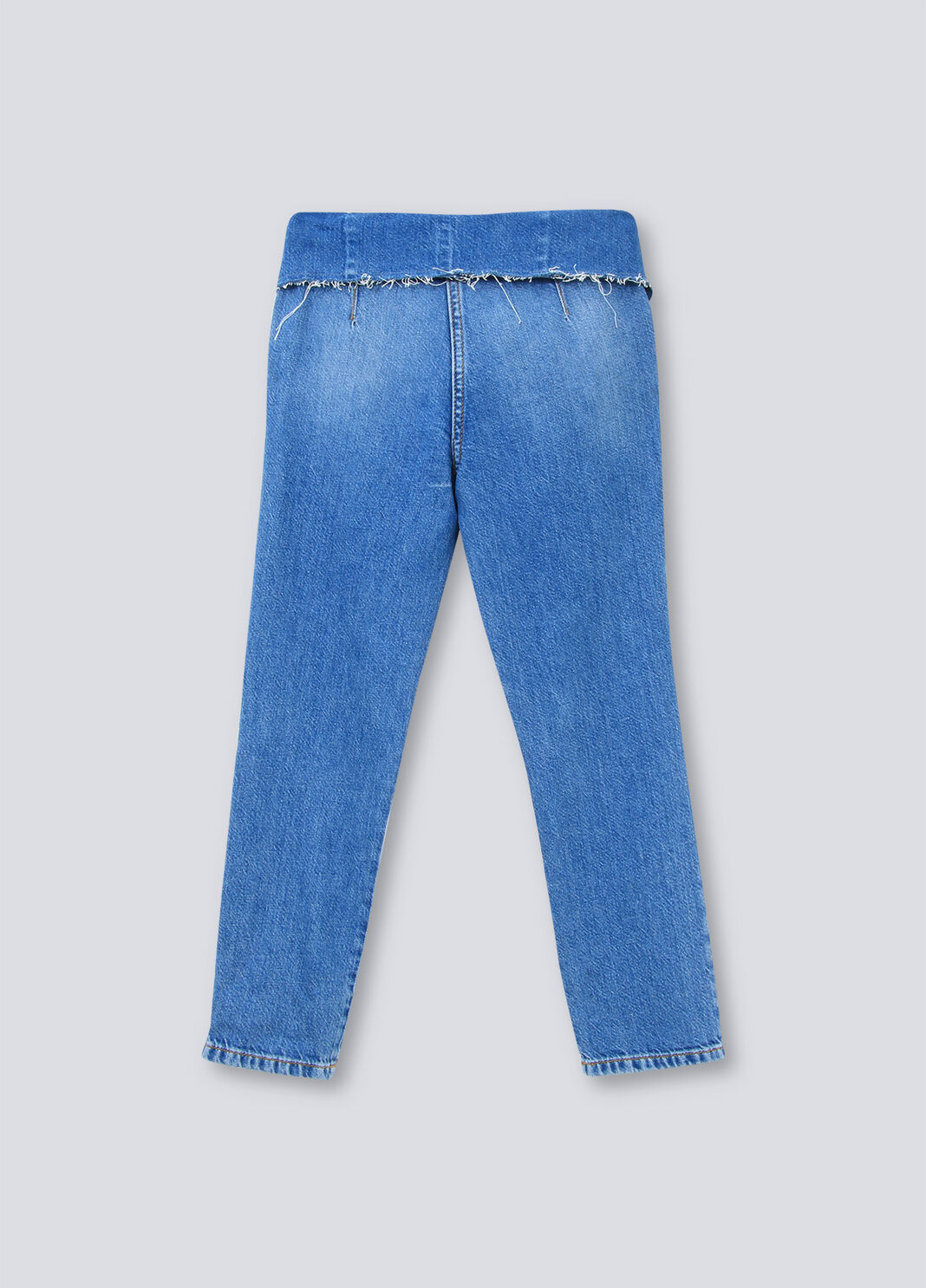 High-rise jeans with belt Blue Denim Liu Jo - large image number 1