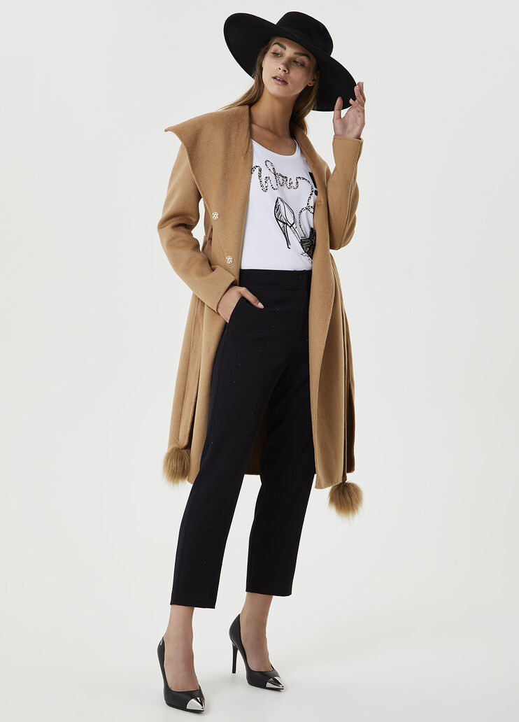 Chinos with gemstones  Black Liu Jo - large image number 3