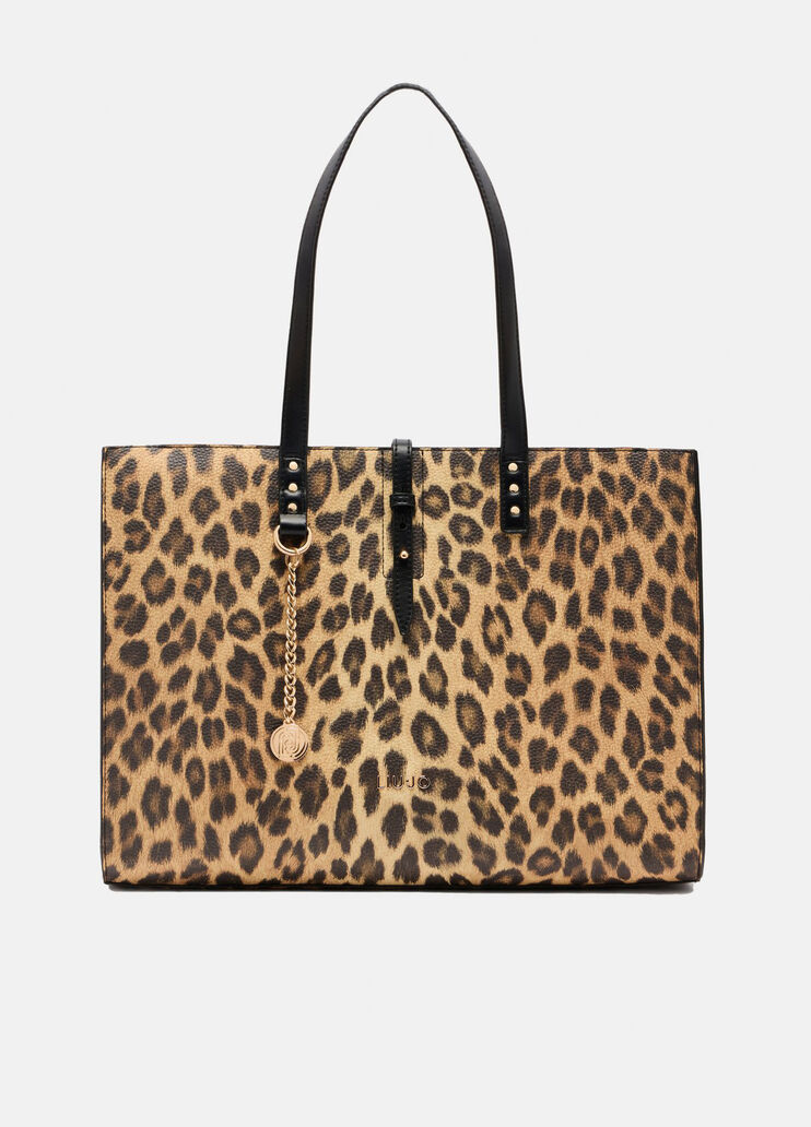 Bolso tote grande con estampado animal moteado Liu Jo - medium Bolso tote grande con estampado animal moteado Liu Jo - medium
