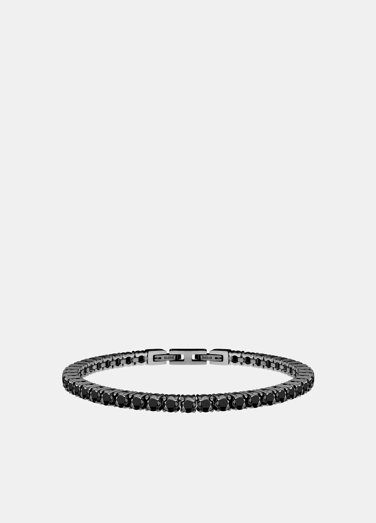 Tennis bracelet with diamantés black Liu Jo - medium Tennis bracelet with diamantés black Liu Jo - medium