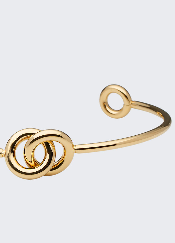 Rigid bracelet with intertwined rings gold-colour Liu Jo - large image number 2 Rigid bracelet with intertwined rings gold-colour Liu Jo - large image number 2