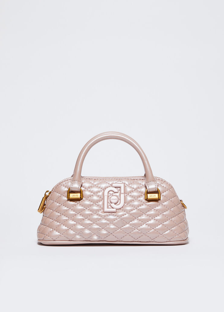Small glossy quilted bag pink Liu Jo - medium