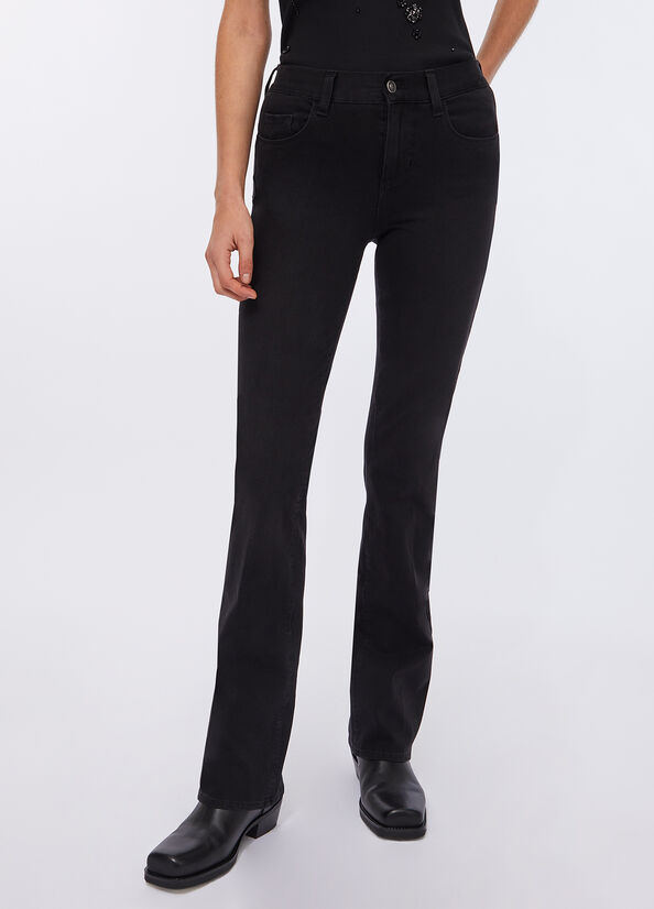 Amazing Fit bootcut jeans black denim Liu Jo - large image number 0