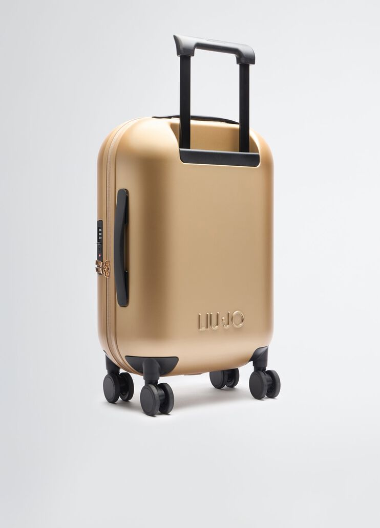 Trolley with logo gold-colour Liu Jo - large image number 2