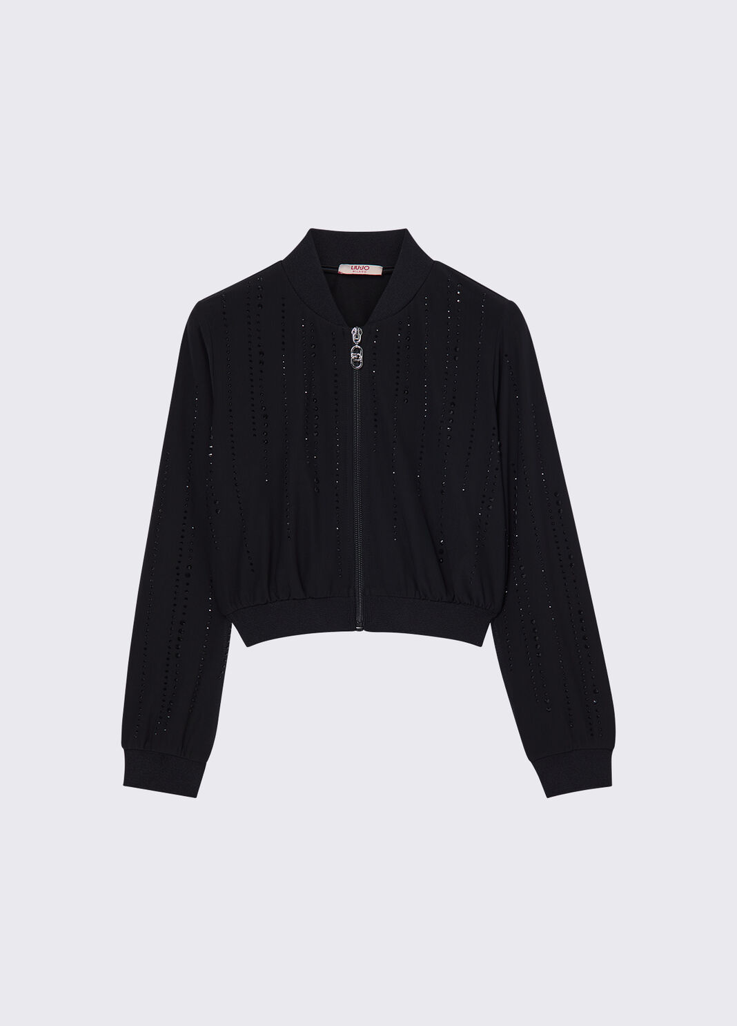 Giacca in tulle con strass nero Liu Jo - large image number 2