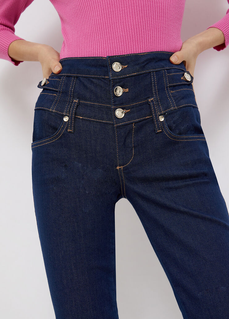 High-rise skinny jeans classic blue wash Liu Jo - large image number 4 High-rise skinny jeans classic blue wash Liu Jo - large image number 4