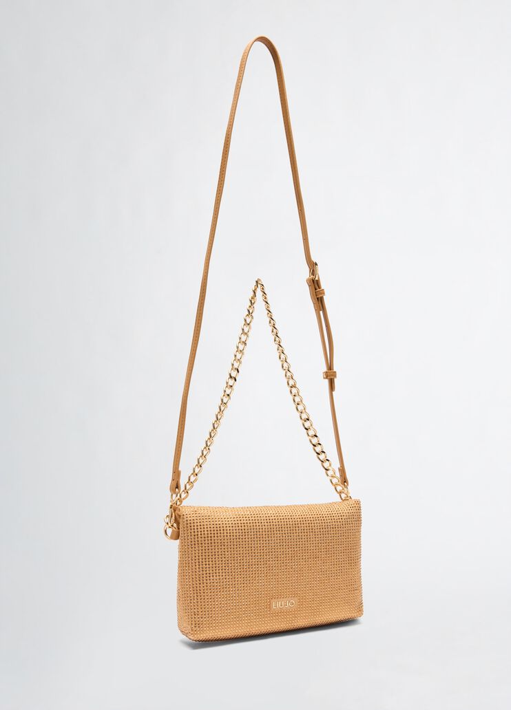 Sac petit format avec strass camel Liu Jo - medium