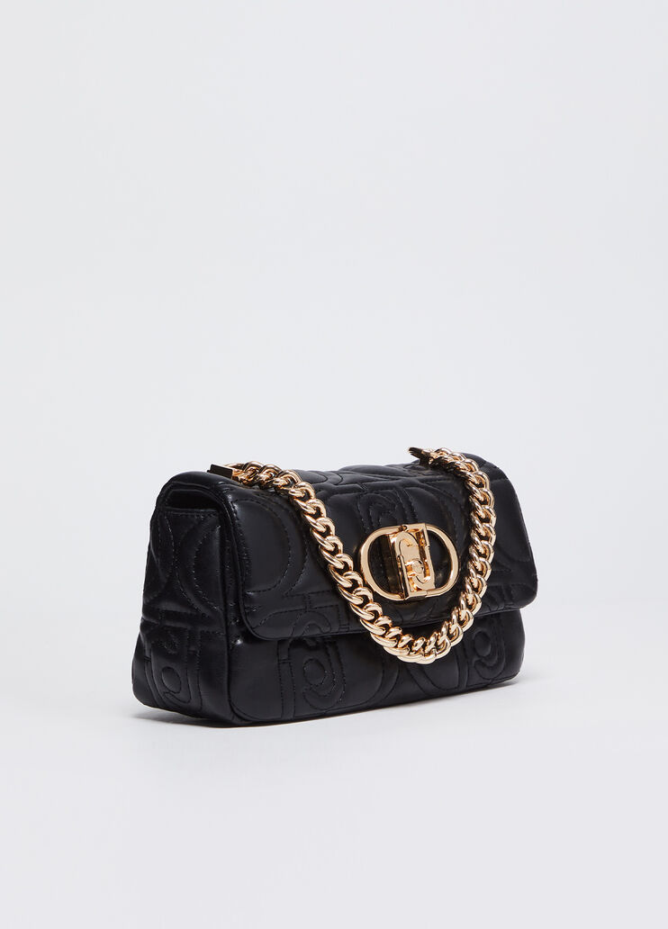 Mini-Matelassé-Schultertasche schwarz Liu Jo - large image number 2