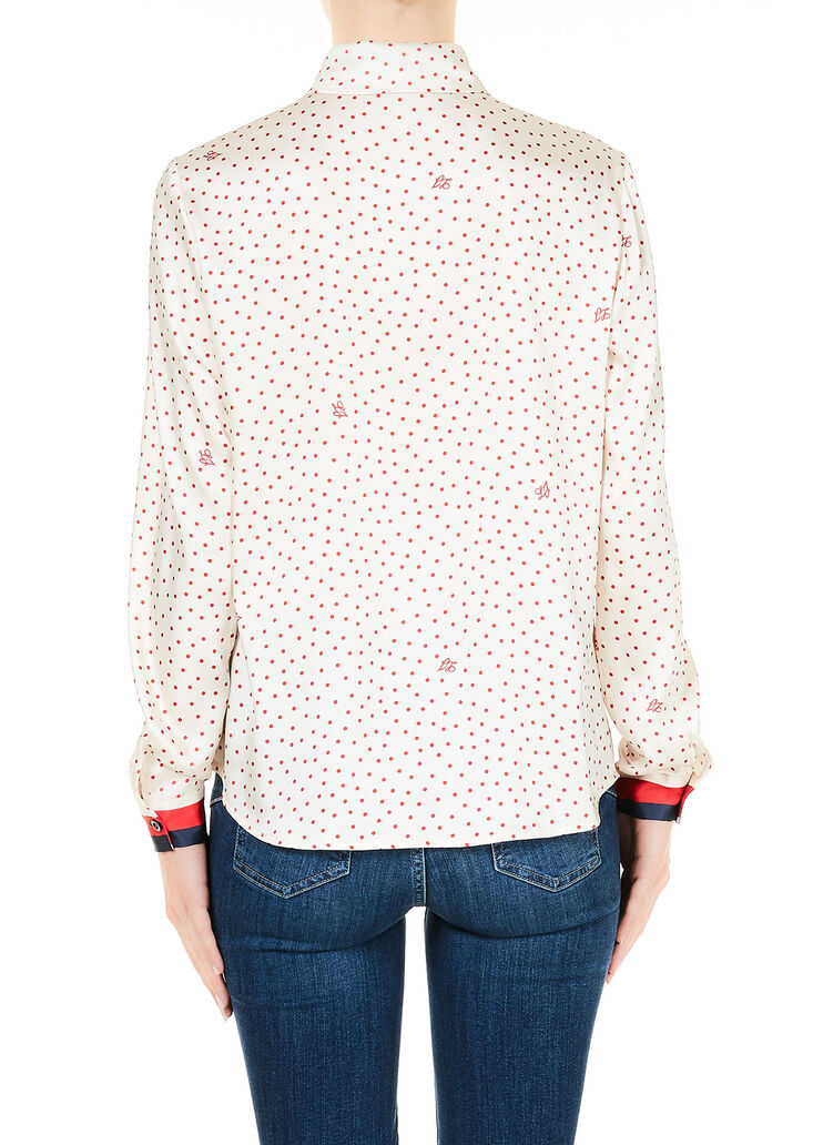 Shirt with bow Light pink with polka-dots Liu Jo - large image number 1 Shirt with bow Light pink with polka-dots Liu Jo - large image number 1