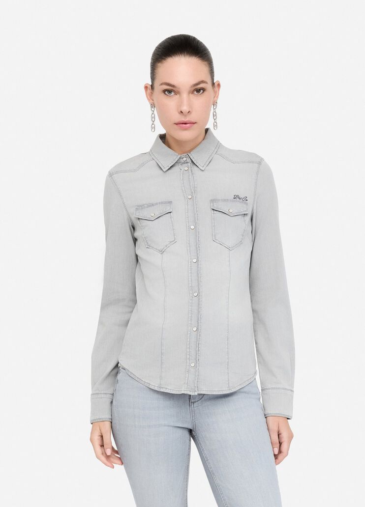Jeanshemd Denim-Grau Liu Jo - medium