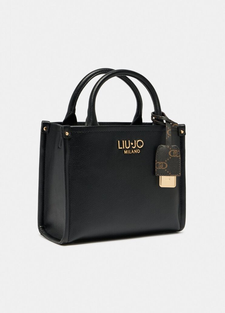 Borsa piccola con charm nero Liu Jo - large image number 2 Borsa piccola con charm nero Liu Jo - large image number 2