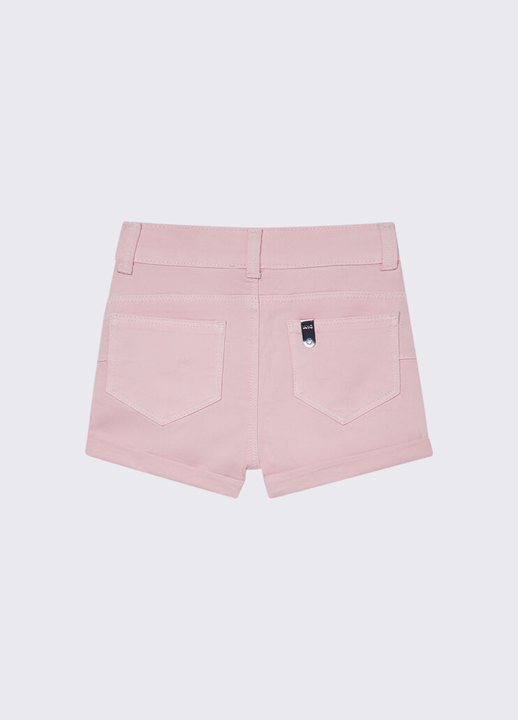 Short cotton drill trousers pink Liu Jo - medium