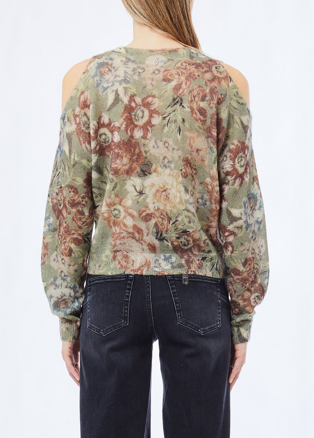 Cardigan aus Woll-Alpaka-Gemisch Sanderson-Print Liu Jo - large image number 1