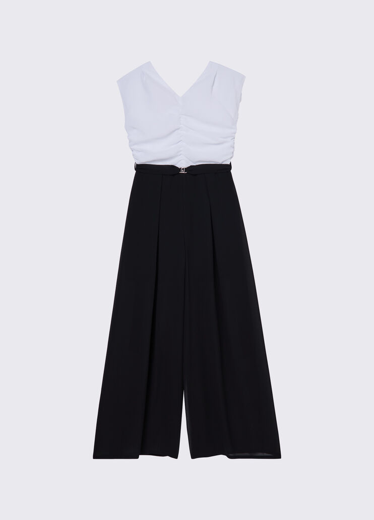 Tuta elegante con cintura bianco e nero Liu Jo - medium