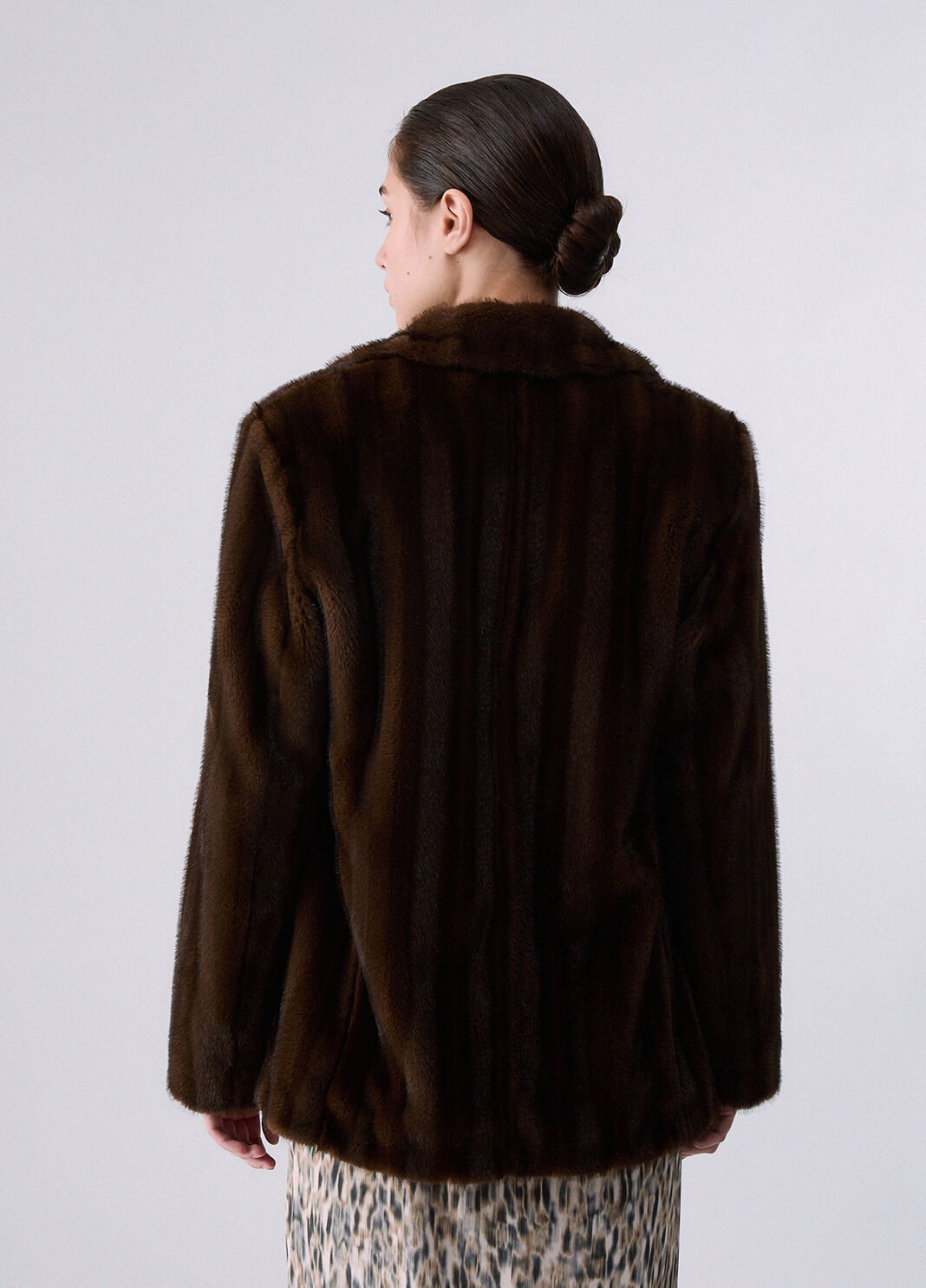 Veste en fausse fourrure marron Liu Jo - large image number 1